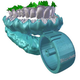Illustration for article titled This bizarro 3D-printed toothbrush can clean your teeth in 6 seconds